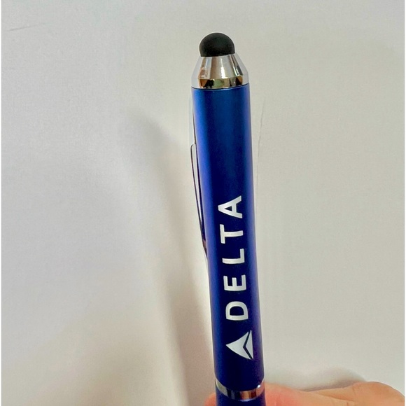 Delta’s Stylus Pen. Black ink. Regular size Collectible New - Picture 3 of 8